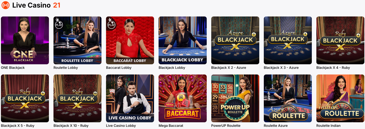 Vulkanspil Live Casino